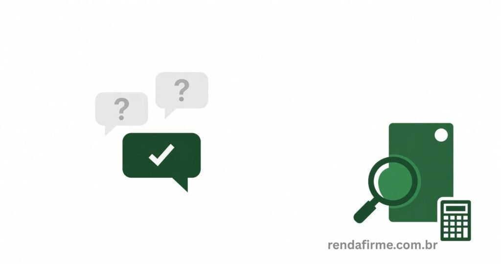Ilustração representando perguntas e respostas frequentes sobre como precificar produtos e serviços sendo MEI em 2026