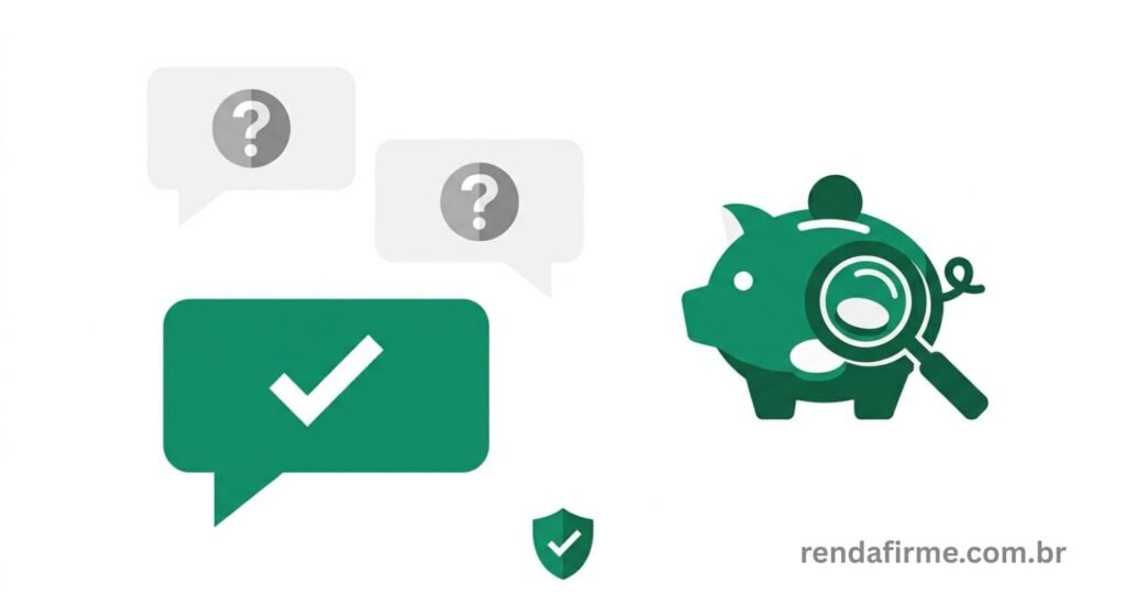 Ilustração representando perguntas e respostas frequentes sobre previdência privada para MEI em 2026